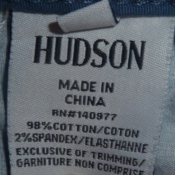 Hudson Boys Shorts Size 14 Navy Denim - Picture 6 of 6